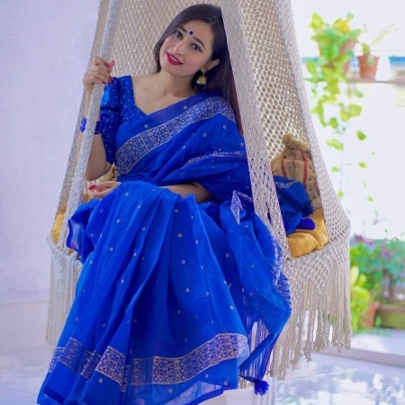 Halfsilk Saree Code 4306