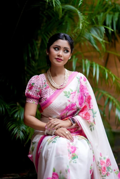 Premium Dubai Silk Saree TS 111 ব্লাউজ পিছ সহ