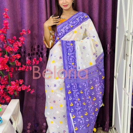Halfsilk sharee Code-HS-7005